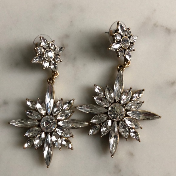 J. Crew Jewelry - J Crew Rhinestone Statement Earrings